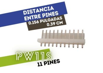 CONECTOR MACHO 11 VIAS RECTO P/PHU .156"" P/CI