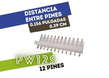CONECTOR MACHO 12 VIAS RECTO P/PHU .156"" P/CI
