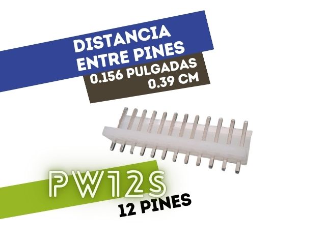 CONECTOR MACHO 12 VIAS RECTO P/PHU .156"" P/CI