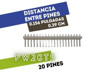 CONECTOR MACHO 20 VIAS RECTO P/PHU .156"" P/CI