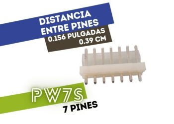 CONECTOR MACHO 7 VIAS RECTO P/PHU .156"" P/CI