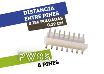 CONECTOR MACHO 8 VIAS RECTO P/PHU .156"" P/CI