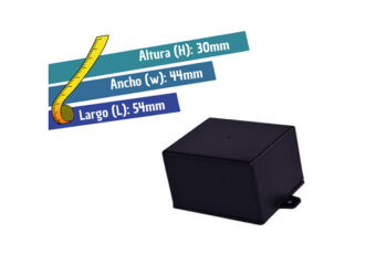 CJ-Z1O/N CAJA PLASTICA NEGRA CIEGA (L=54; W=44; H=30)