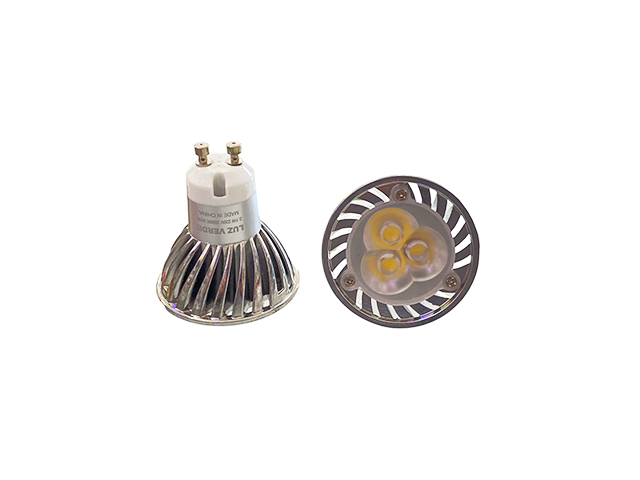 DICROICA LEDS BLANCO CALIDO 3W