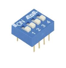 DIP SWITCH 4 POSICIONES DESLIZANTE