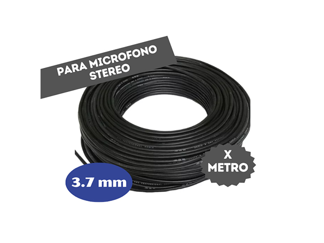 CABLE P/MICROFONO STEREO. 3.7 mm (X METRO)