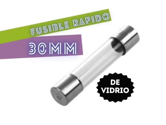 FUSIBLE RAPIDO 100mA 30X6mm