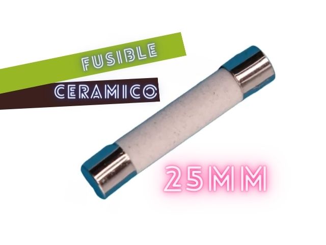 FUSIBLE CERAMICO 10A 25 X 5mm