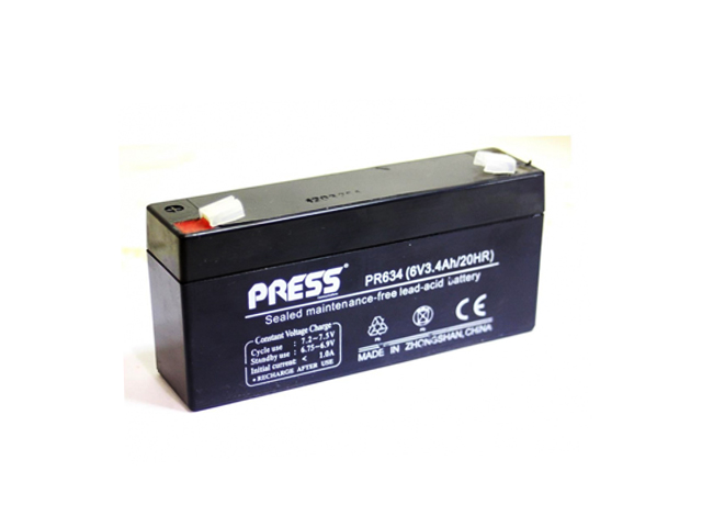 BATERIA DE GEL 6V 3,4AH PRESS