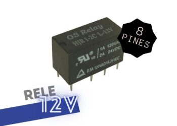 RELE 12V 2INV (1A,120VAC; 2A,24VDC)
