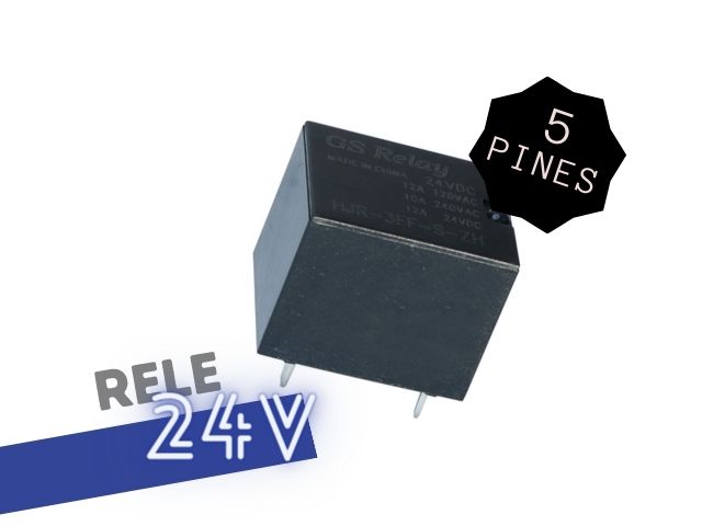 RELE 24V 1INV (10A,240VAC; 12A,24VDC)