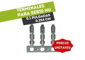 TERMINAL 3A 250V CONTACTO EN 1 CARA PARA SERIE HU