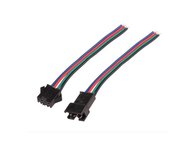 J4VCH CABLE CONEXIONADO DE 4 VIAS MACHO Y HEMBRA 5#