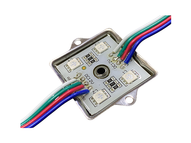 MODULO 4 LEDS CUADRADO 5060 RGB