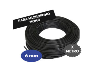 CABLE P/MICROFONO MONO 6 mm (X METRO)