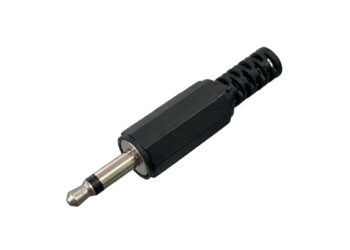 CONECTOR PLUG 3.5mm MONO PARA CABLE PLASTICO