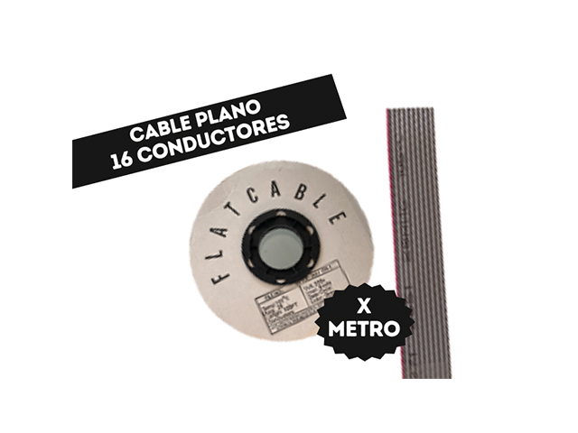 CP16C CABLE PLANO IDC16 COND. 28 AWG X METRO