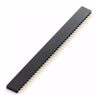 TPHS1X40 TIRA DE PINES HEMBRA SIMPLE 1X40 .1" STANDAR #