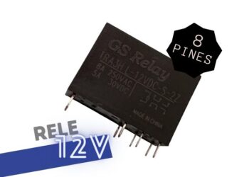 RELE 12V 2INV (8A,240VAC; 5A,30VDC)