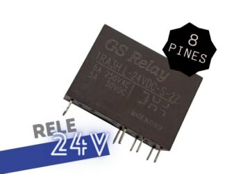 RELE 24V 2INV (8A,240VAC; 5A,30VDC)