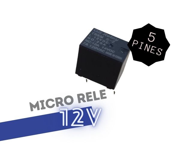 MICRO RELE 12V 1INV (7A,120VAC; 12A,14VDC NC)