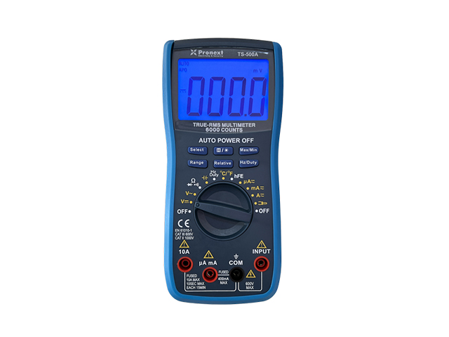 MULTIMETRO DIGITAL AUTO RANGO PRONEXT MODELO TS-500A