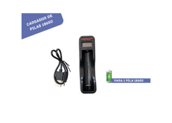CARGADOR DE PILAS LI-ION 18650