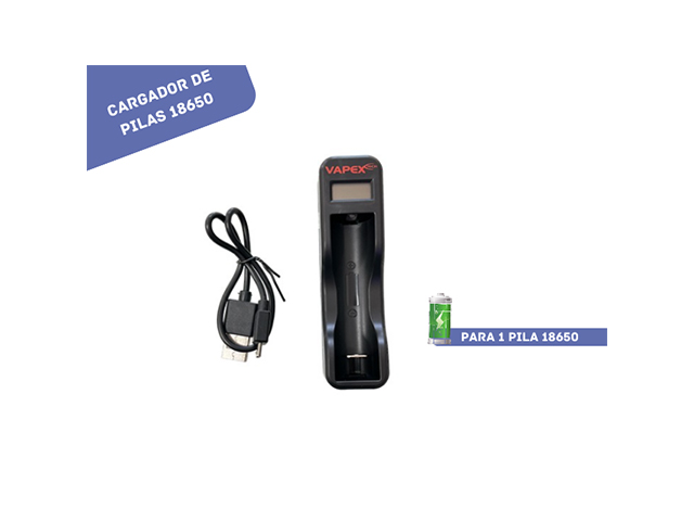 CARGADOR DE PILAS LI-ION 18650