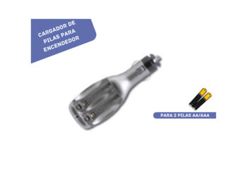 CARGADOR 2 PILAS P/ AUTO