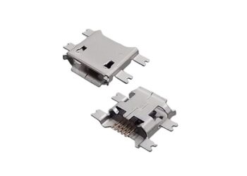 CONECTOR MICRO USB HEMBRA 5 PINES PARA C.I. (MONTAJE A) 5#