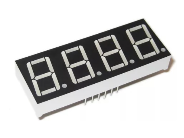 DISPLAY 7 SEG. 4 DIGITOS 0.56'' ANODO COMUN ##