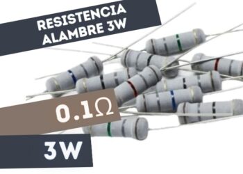 AC03 RESISTENCIA 0.1E 3W ALAMBRE 5%