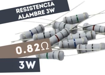AC03 RESISTENCIA 0.82E 3W ALAMBRE 5%