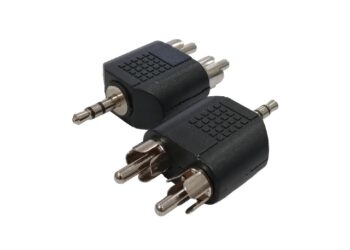 ADAPTADOR PLUG 3.5mm STEREO / 2 RCA MACHO