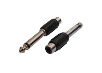 ADAPTADOR PLUG 6.5mm MONO / RCA HEMBRA