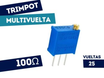 TRIMPOT DE CERMET 100E 25 VUELTAS