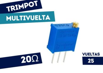 TRIMPOT DE CERMET 20E 25 VUELTAS