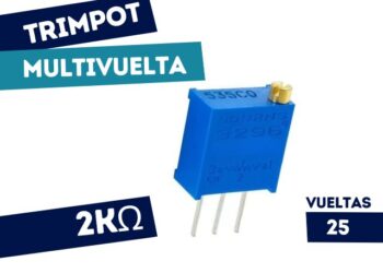TRIMPOT DE CERMET 2K 25 VUELTAS