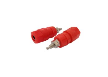 BORBAF-10 BORNERA BANANA 7A 250V ROJA