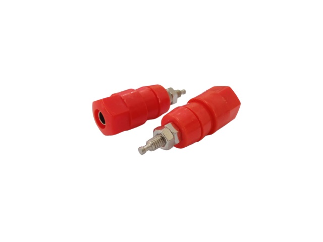 BORBAF-10 BORNERA BANANA 7A 250V ROJA
