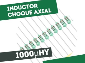 CHA0307 INDUCTOR CHOQUE AXIAL 1000UH