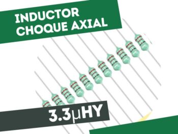 CHA0307 INDUCTOR CHOQUE AXIAL 3.3UH