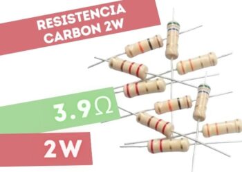 RESISTENCIA 3E9 2W CARBON 5%