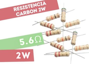 RESISTENCIA 5E6 2W CARBON 5%