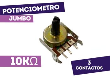 POTENCIOMETRO JUMBO MONO 3 CONTACTOS LINEAL 10K