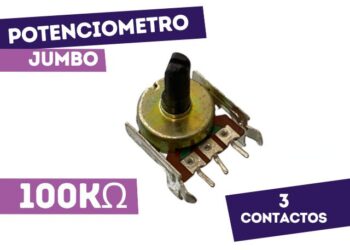 POTENCIOMETRO JUMBO MONO 3 CONTACTOS LINEAL 100K