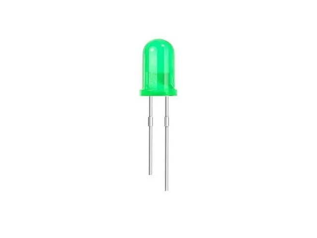 LED INTERMITENTE 5mm VERDE DIFUSO