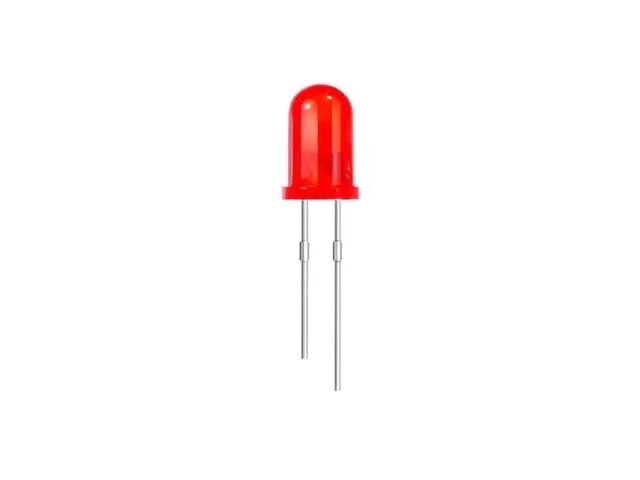 LED 5mm ROJO DIFUSO L5R **