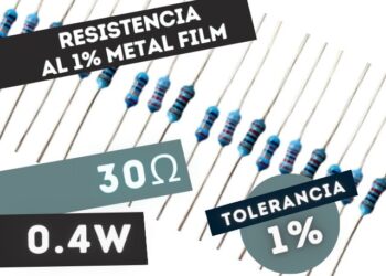 LR1 RESISTENCIA 30E 0,4W METAL FILM 1%