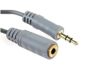 CABLE PLUG 3.5mm A JACK 3.5mm 1.8mts PROLONGACION STEREO MARMARA